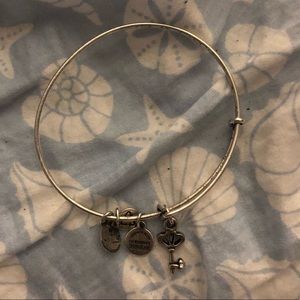 Alex and ani key bracelet worn once